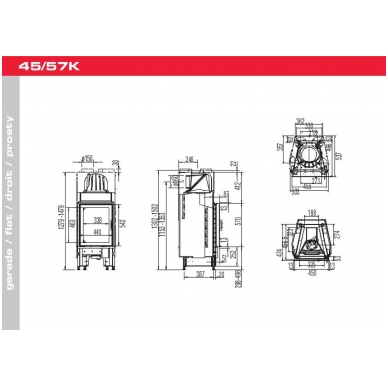 Austroflamm 45/57 K 2.0 Flat 2 Austroflamm 45/57 K 2.0 Flat 2
