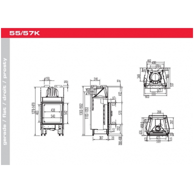 Austroflamm 55/57 K 2.0 Flat 2 Austroflamm 55/57 K 2.0 Flat 2
