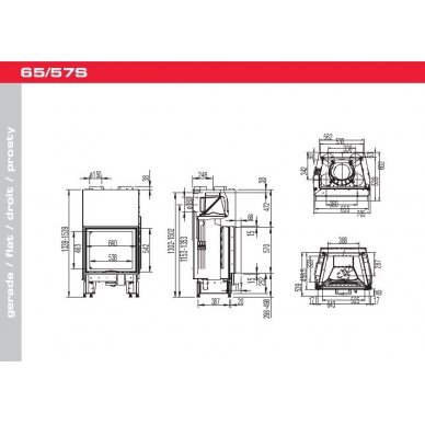 Austroflamm 65/57 S 2.0 Flat 2 Austroflamm 65/57 S 2.0 Flat 2