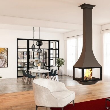 JC Bordelet JULIETTA 985 pakabinamas centrinis malkinis židinys (985CSS) 2 JC Bordelet JULIETTA 985 pakabinamas centrinis malkinis židinys (985CSS) 2