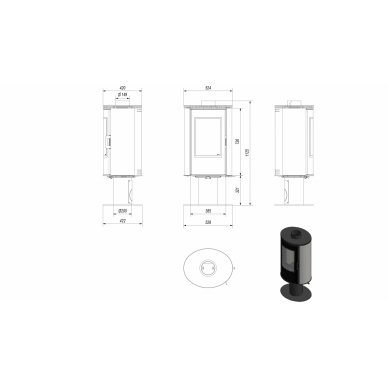 Kratki AB S/NO Glass Kafel pasukama 4 Kratki AB S/NO Glass Kafel pasukama 4