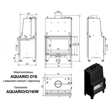 Kratki Aquario O 16KW PW 4