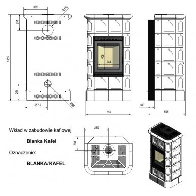 Kratki Blanka 8KW Kafel 5 Kratki Blanka 8KW Kafel 5
