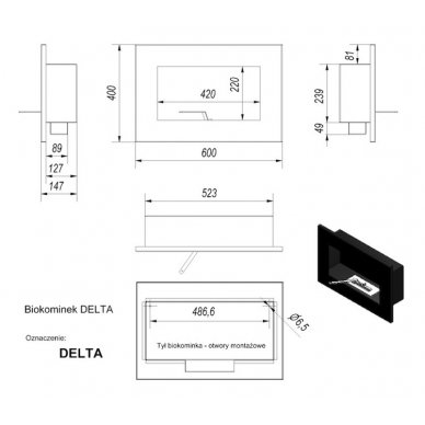 Kratki Delta Horizontal 3