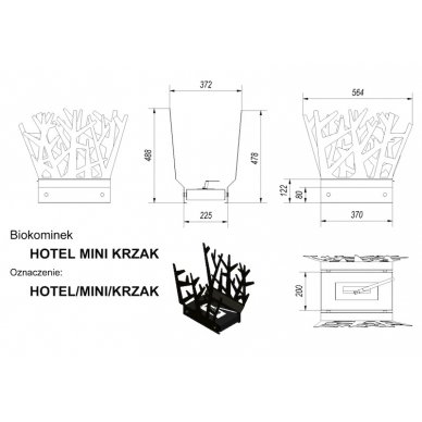 Kratki Hotel Krzak Mini 3
