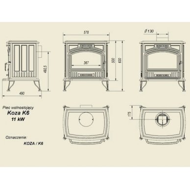 Kratki K6 11KW 7 Kratki K6 11KW 7
