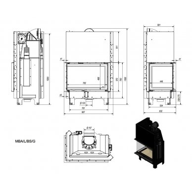 Kratki MBA L/BS/G 17KW 5
